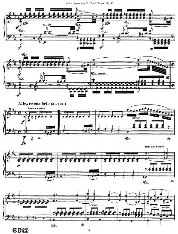 d大调第二交响曲 symphony no.2 in d major op.36