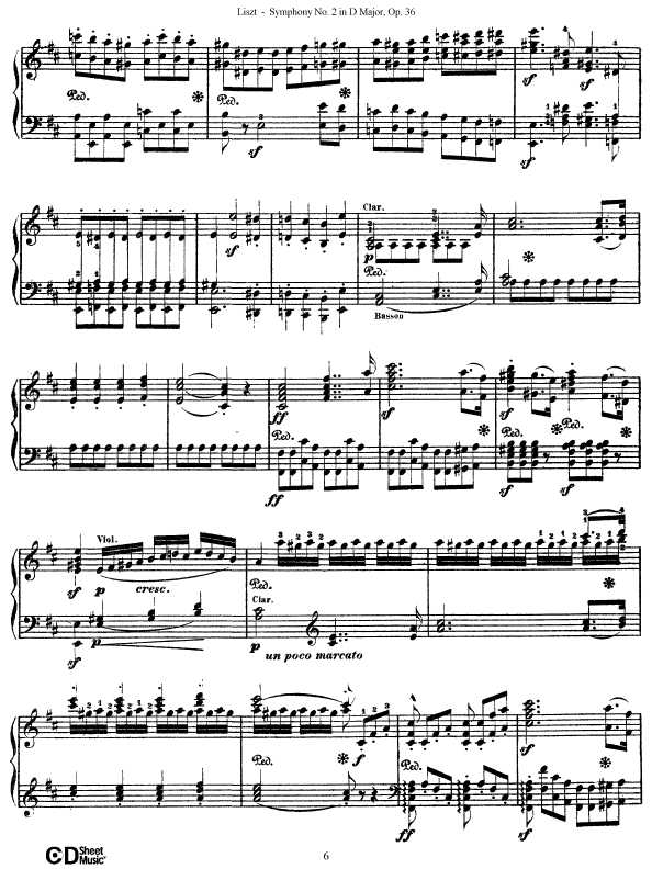 d大调第二交响曲 symphony no.2 in d major op.36