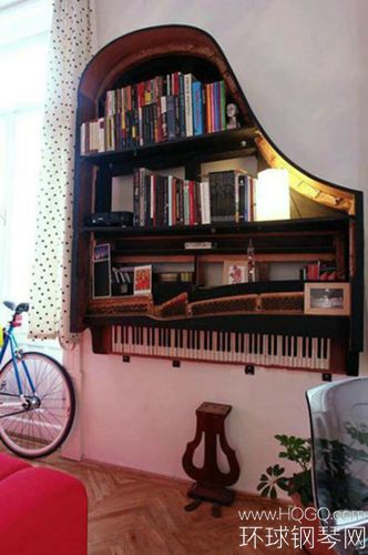钢琴书柜