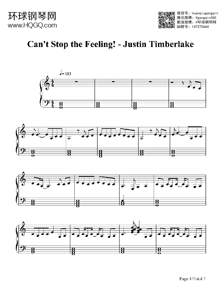 can"t stop the feeling-justin timberlake