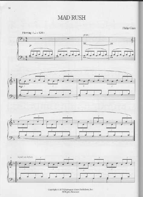 philip glass - mad rush[1].钢琴谱-环球钢琴网