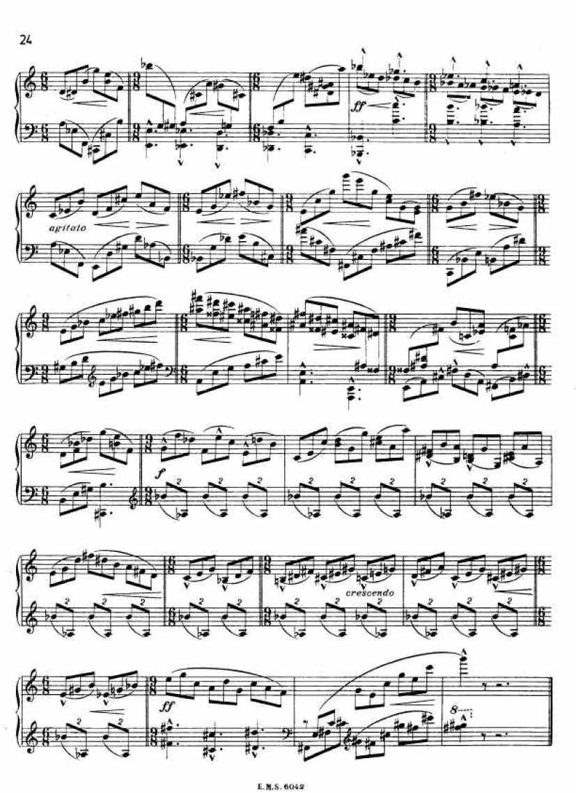 tansman - piano album - 钢琴谱 - 环球钢琴网