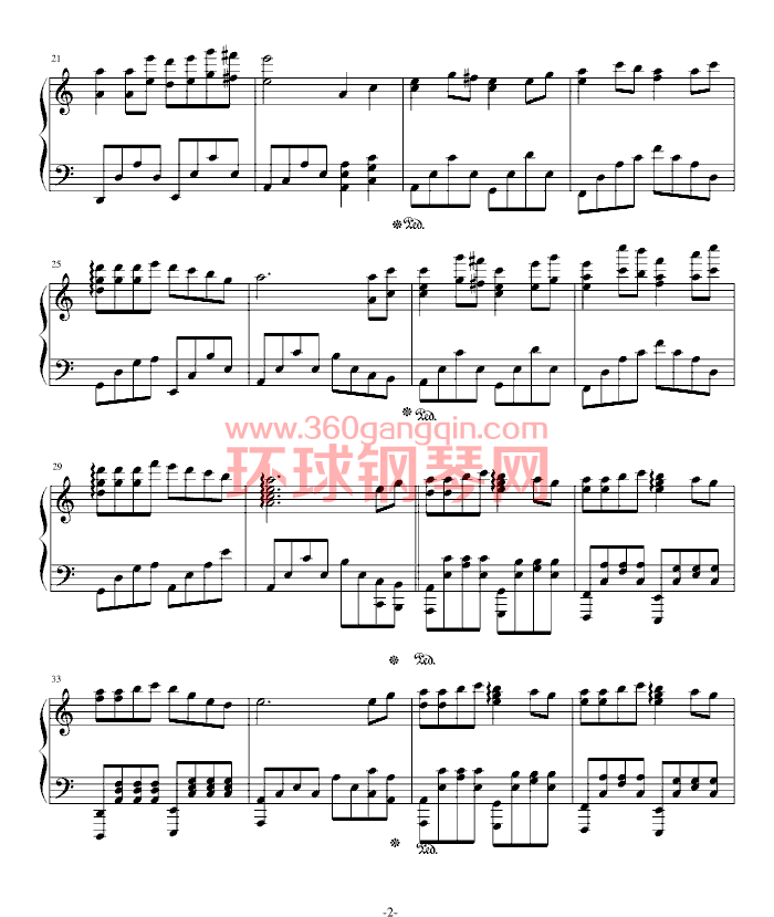 钢琴谱 风之谷   曲谱风之谷 艺术家:未知 调性:c调 演奏难度: 速度