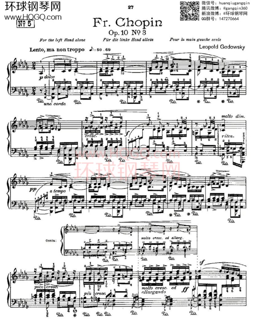 肖邦op10no3钢琴谱,肖邦op25no12钢琴谱 肖邦《练习曲》fr.chopin op.10 no3钢琴谱-环球钢琴网