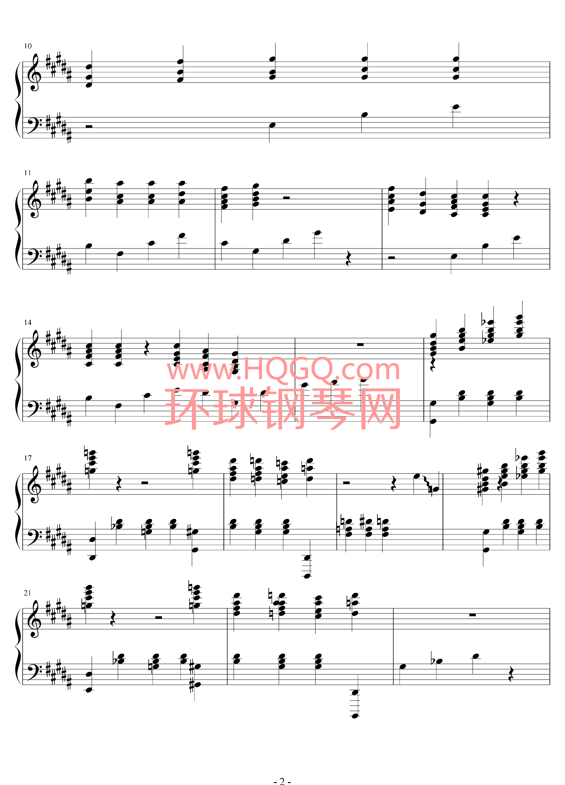 桜の瑰钢琴谱-七宗罪