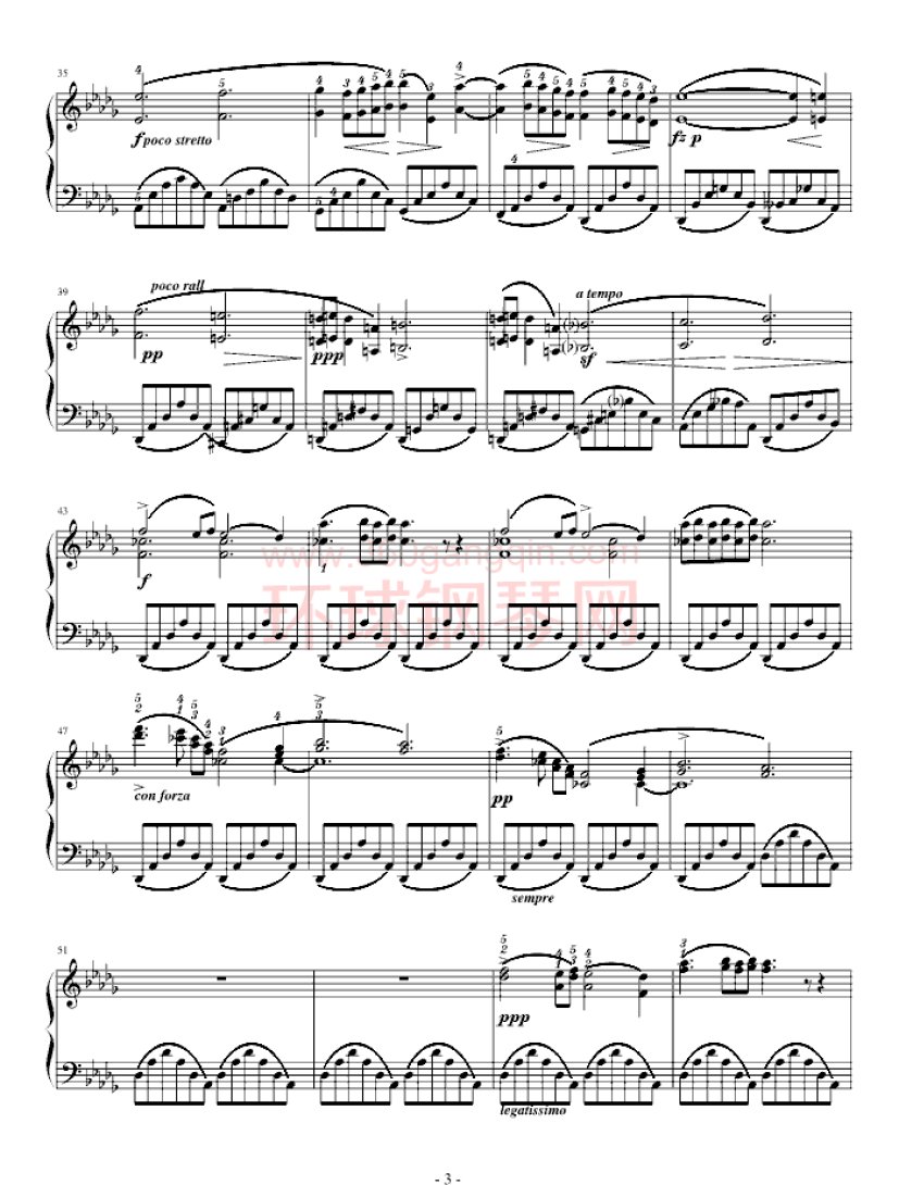 降b小调夜曲op.9,no.1(清晰版)-肖邦 - 钢琴谱 - 环球