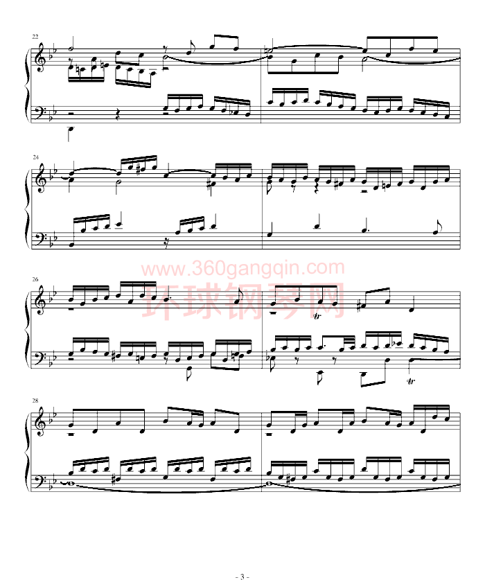 巴赫g小调赋格bwv578