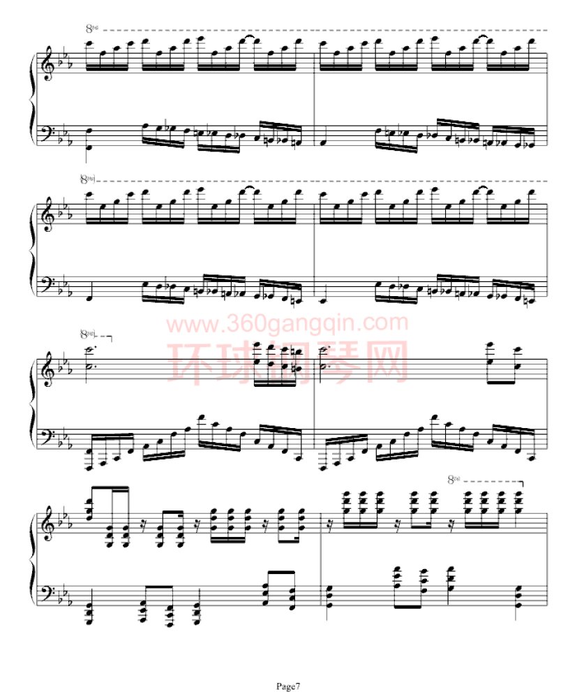victory(电音版)-马克西姆钢琴谱-环球钢琴网