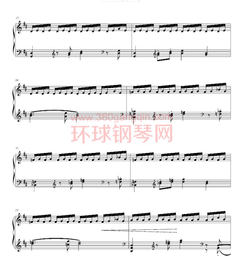 珊瑚舞 - 钢琴谱 - 环球钢琴网
