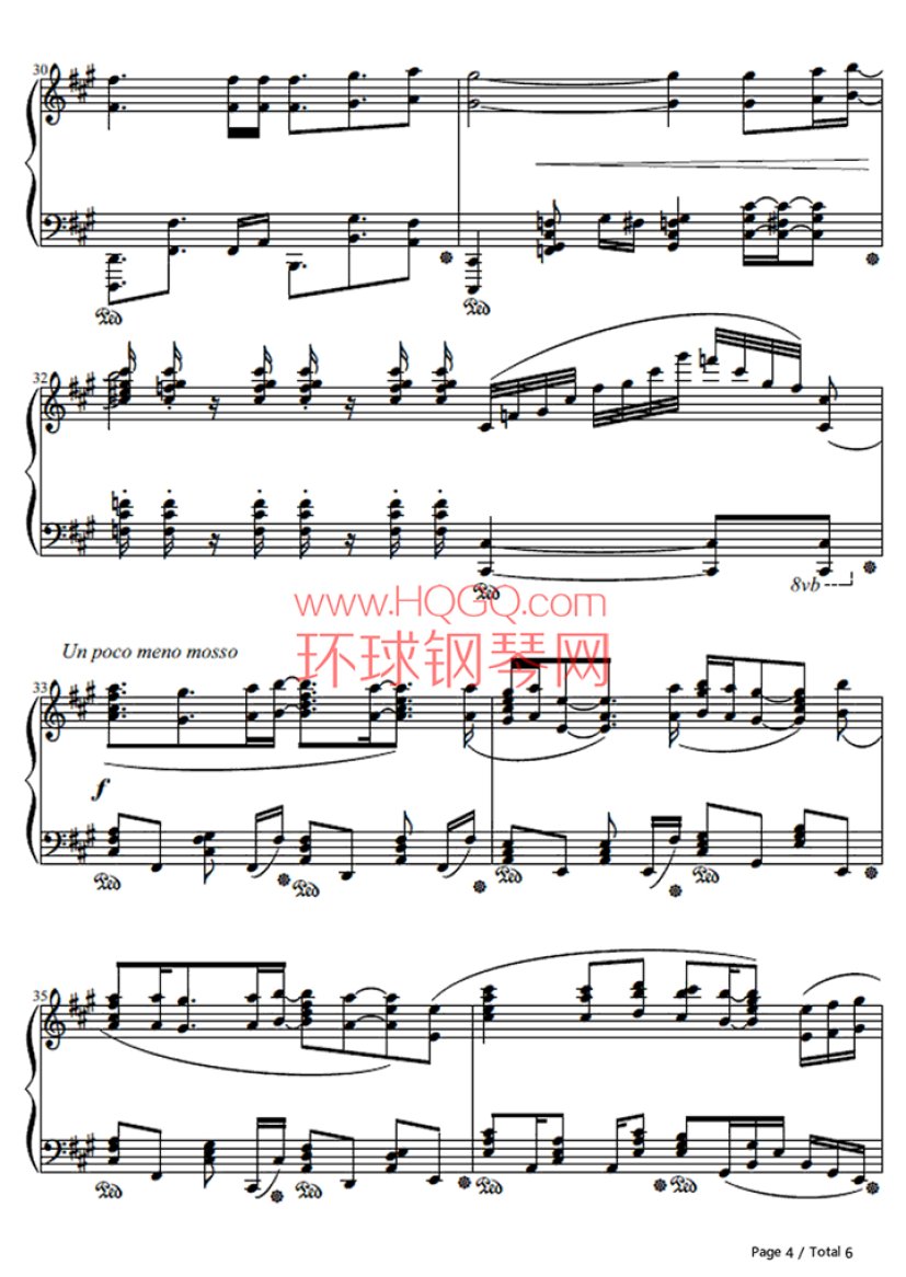 楽园の扉-euphoria op - 钢琴谱 - 环球钢琴网
