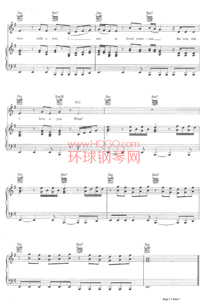 fallin"-alicia keys钢琴谱-环球钢琴网