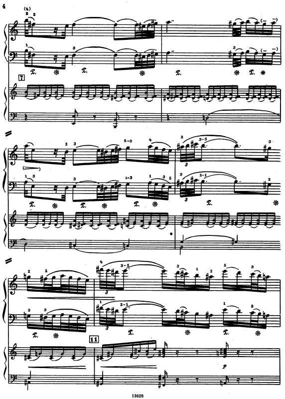 第三钢琴协奏曲 piano concerto no.3 sz.119