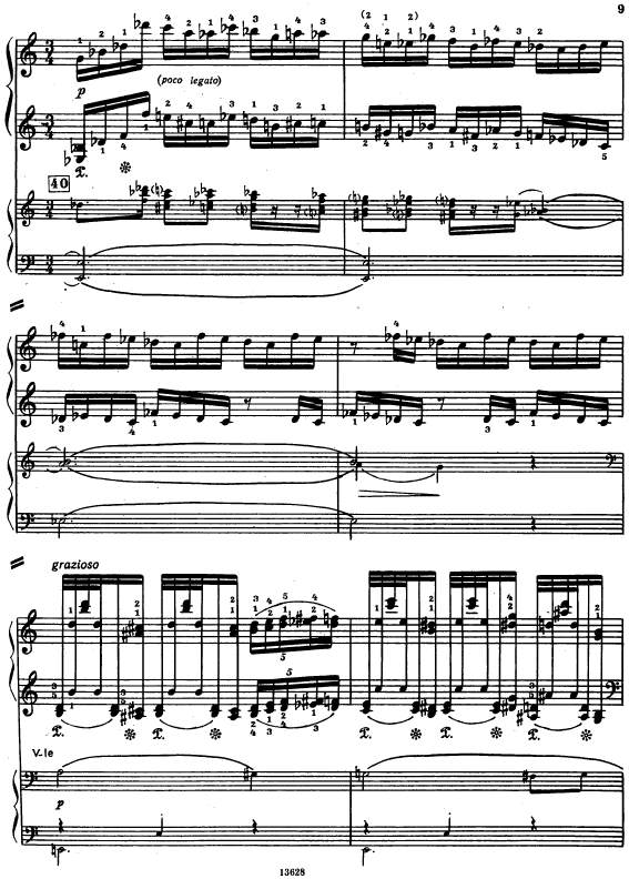 第三钢琴协奏曲 piano concerto no.3 sz.119