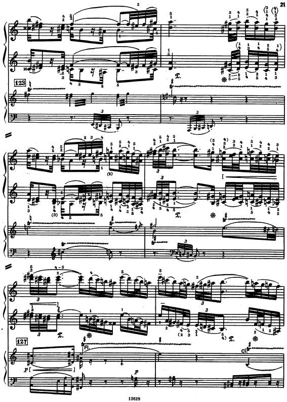 第三钢琴协奏曲 piano concerto no.3 sz.119