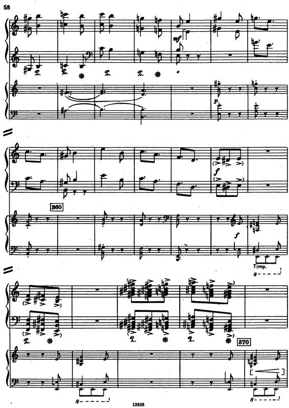 第三钢琴协奏曲 piano concerto no.3 sz.119