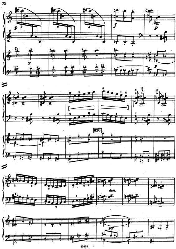 第三钢琴协奏曲 piano concerto no.3 sz.119