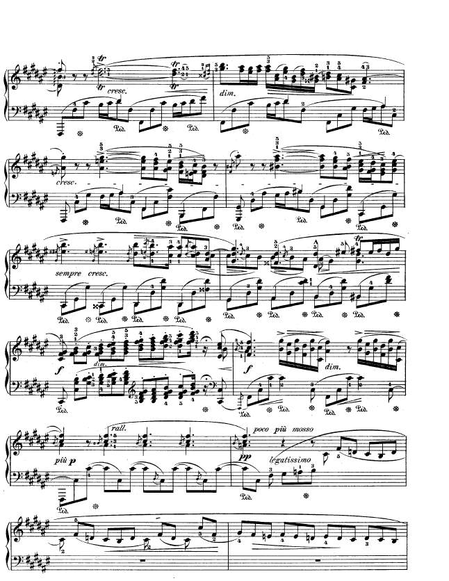 升f大调船歌 op.60 barcarolle in f-sharp major op.60 chopin