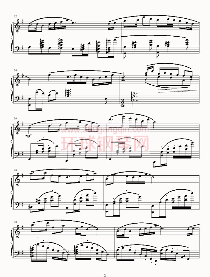 small happiness - 钢琴谱 - 环球钢琴网