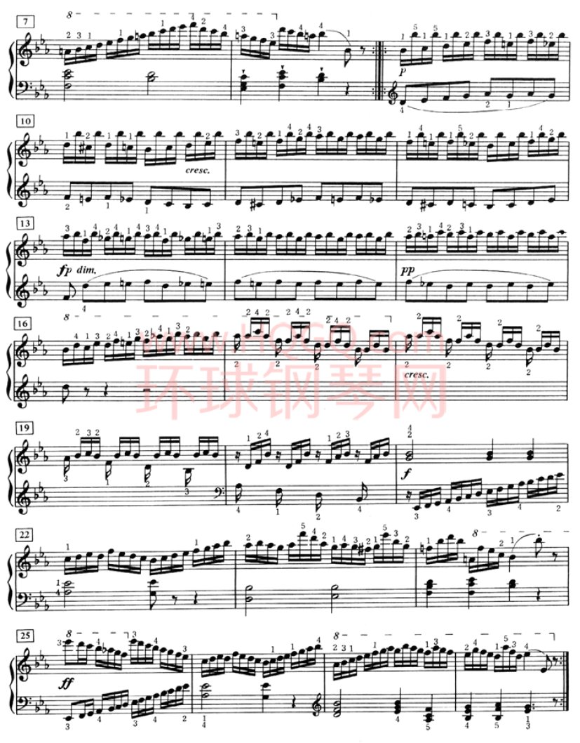 车尔尼八度内进阶练习曲100首-083(2)