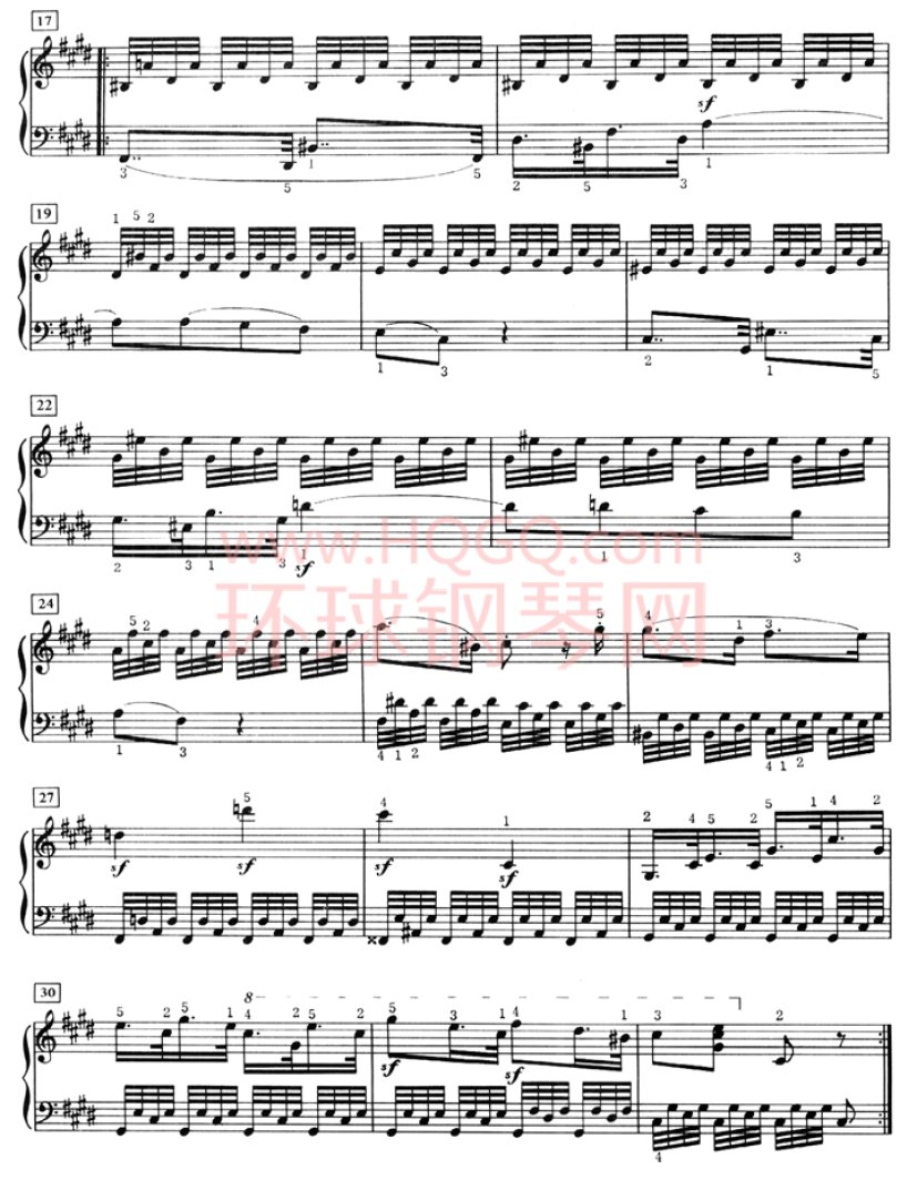 车尔尼八度内进阶练习曲100首-094(2)