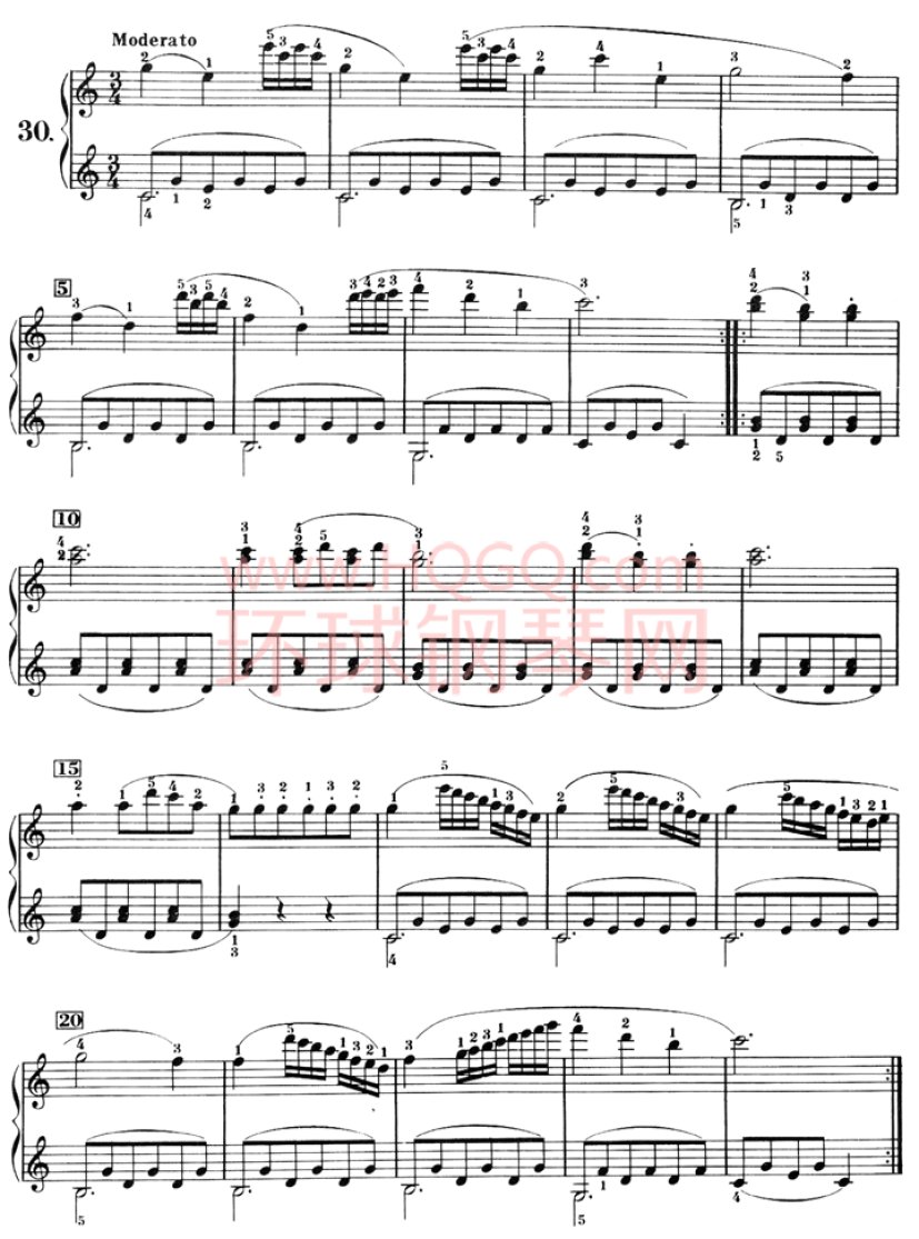 车尼尔钢琴初级教程-030