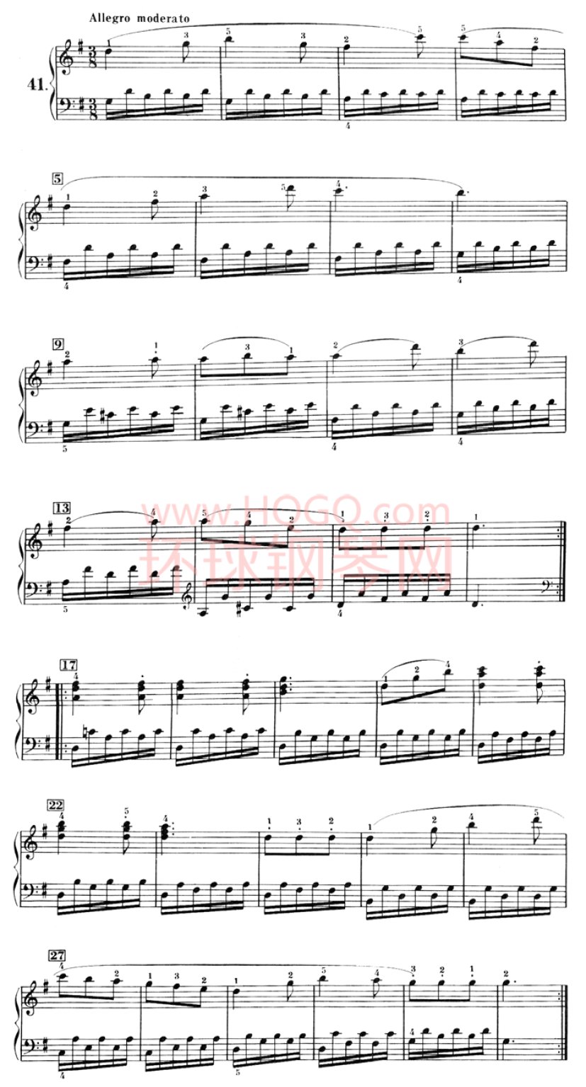 车尼尔钢琴初级教程-041