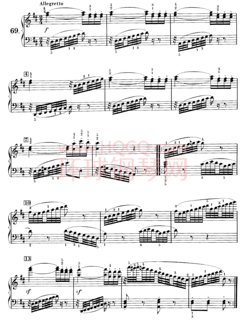 车尼尔钢琴初级教程-069
