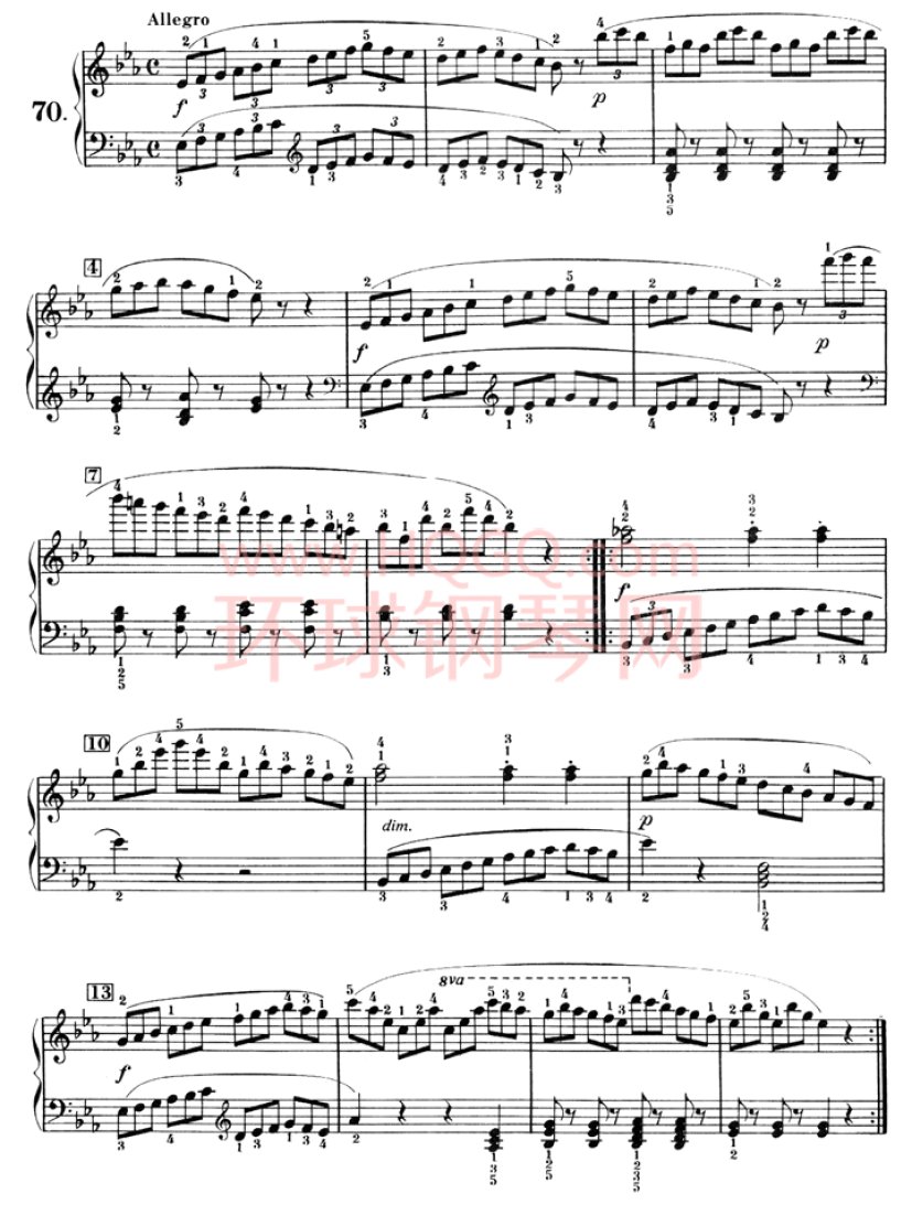 车尼尔钢琴初级教程-070