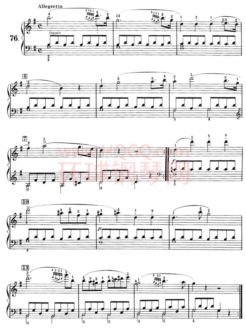 车尼尔钢琴初级教程-076