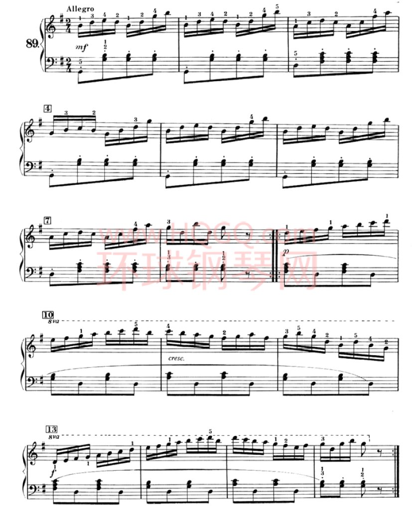 车尼尔钢琴初级教程-089