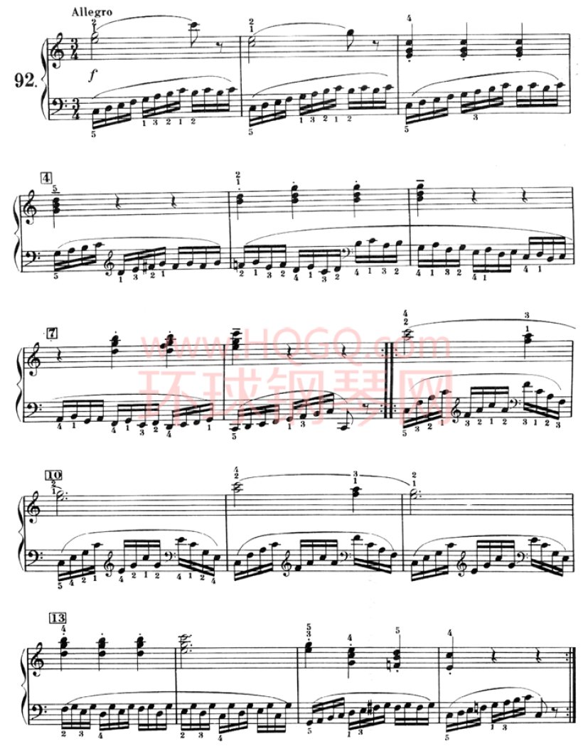 车尼尔钢琴初级教程-092
