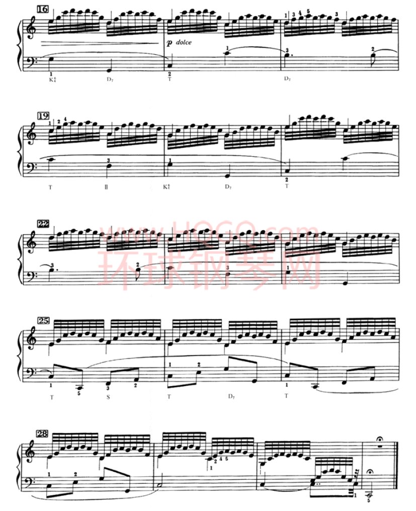 车尔尼636钢琴手指灵巧初步教程-01(2)