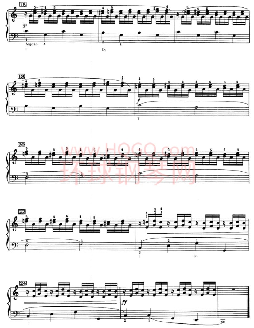 车尔尼636钢琴手指灵巧初步教程-03(2)