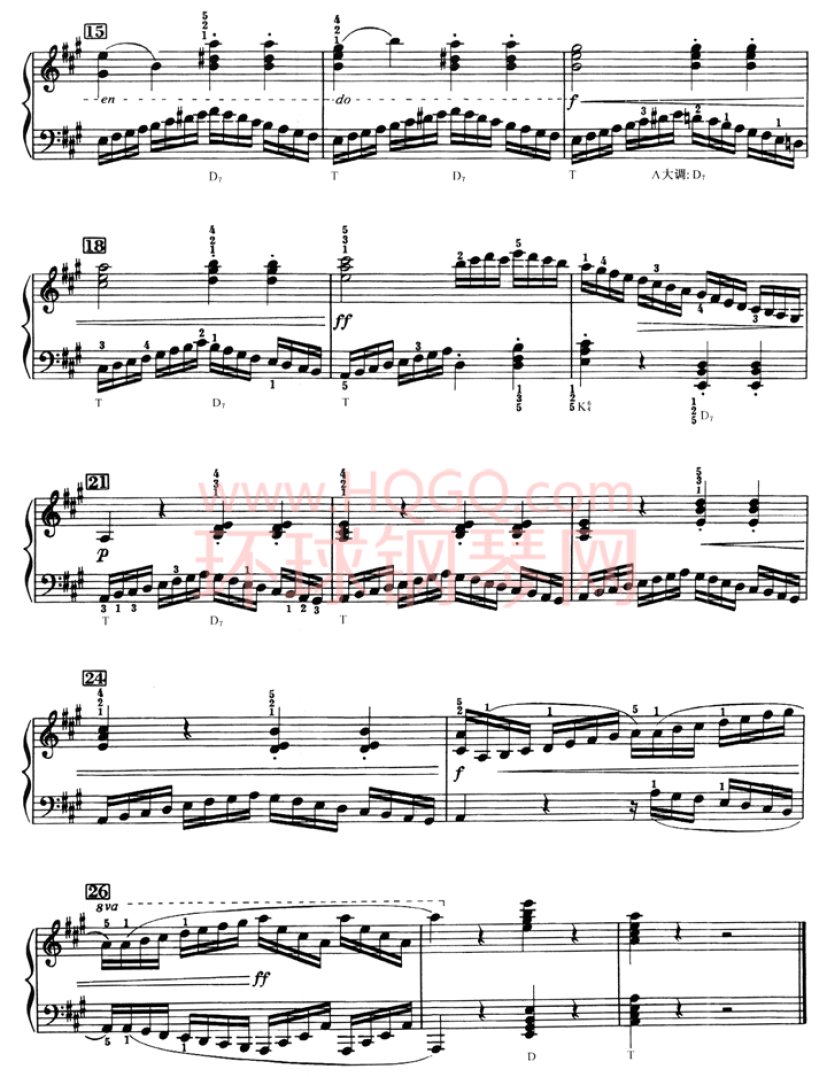 车尔尼636钢琴手指灵巧初步教程-06(2)