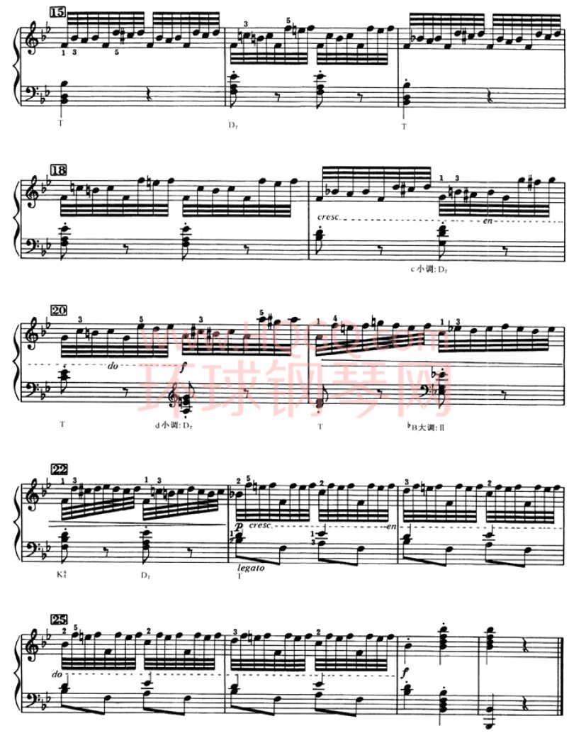 车尔尼636钢琴手指灵巧初步教程-10(2)