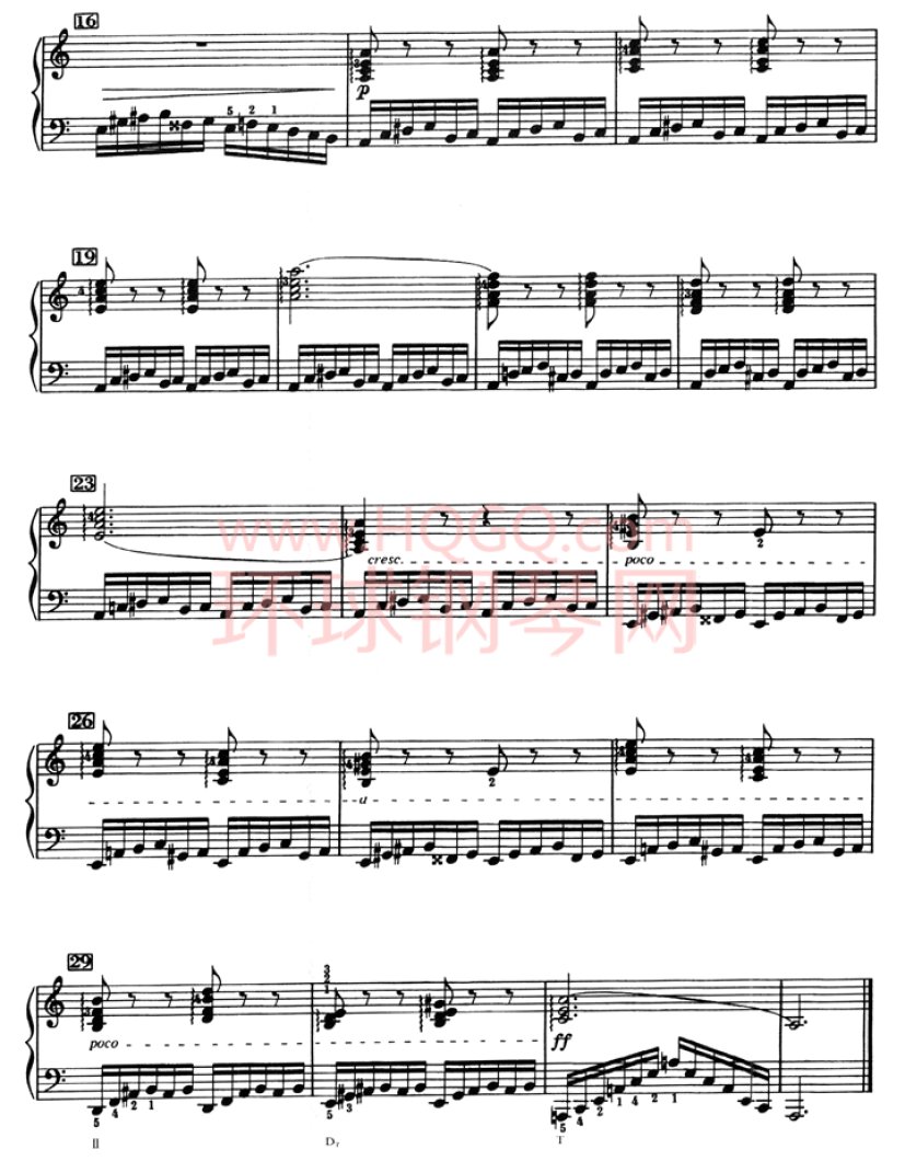 车尔尼636钢琴手指灵巧初步教程-14(2)