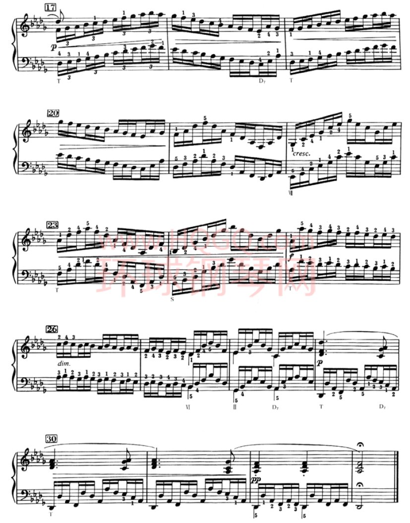 车尔尼636钢琴手指灵巧初步教程-18(2)