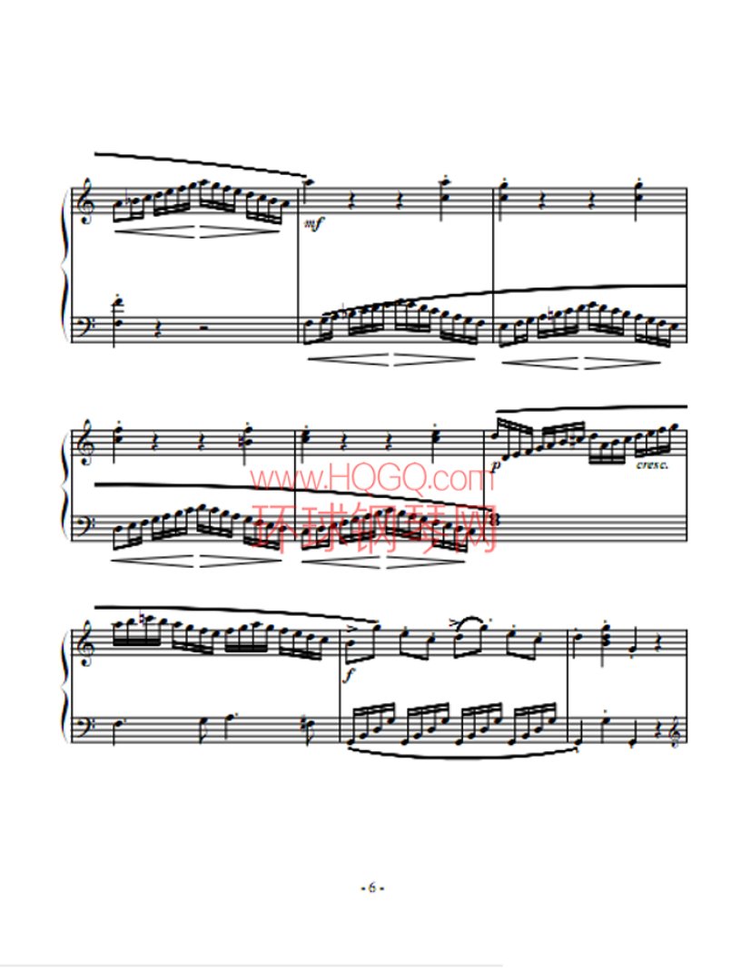 C大调小奏鸣曲第一乐章(完整版)-莫扎特