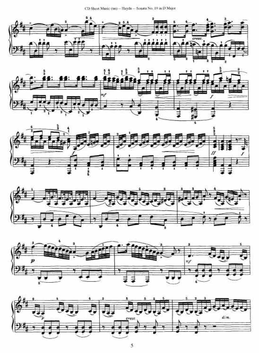 52首钢琴奏鸣曲 - HPS19