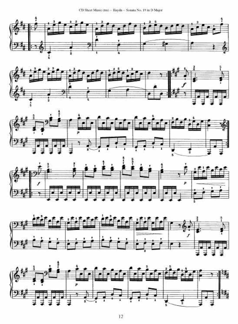 52首钢琴奏鸣曲 - HPS19