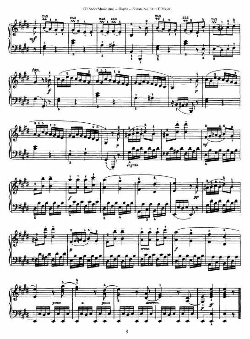 52首钢琴奏鸣曲 - HPS31