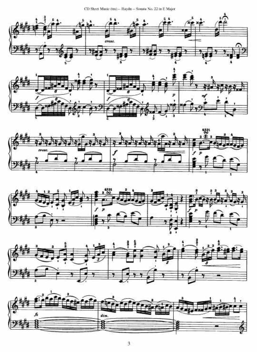52首钢琴奏鸣曲 - HPS22