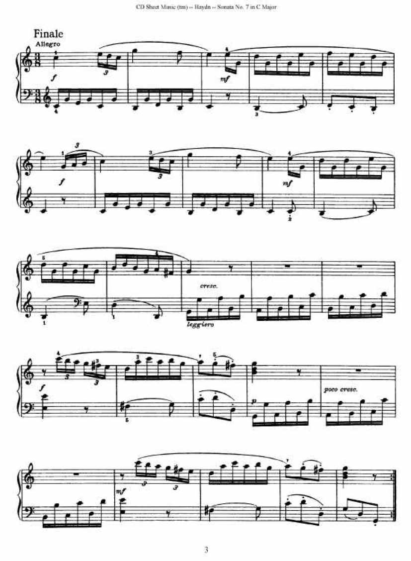 52首钢琴奏鸣曲 - HPS07