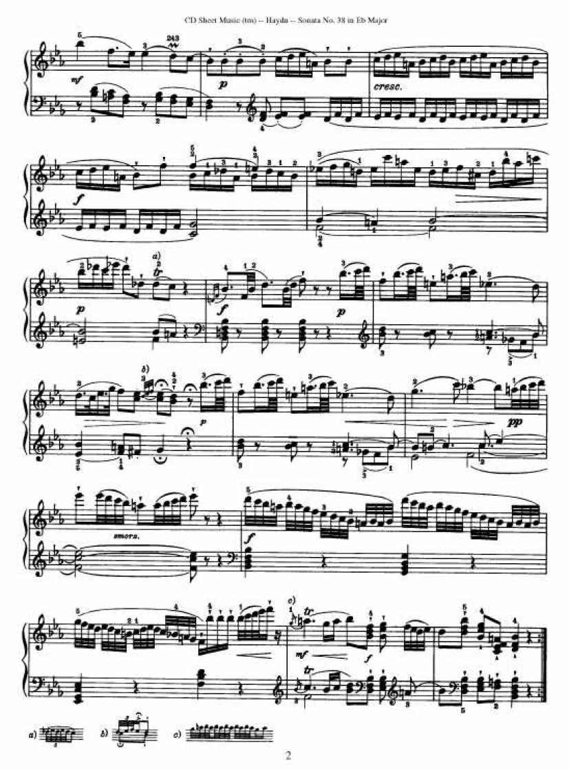 52首钢琴奏鸣曲 - HPS38