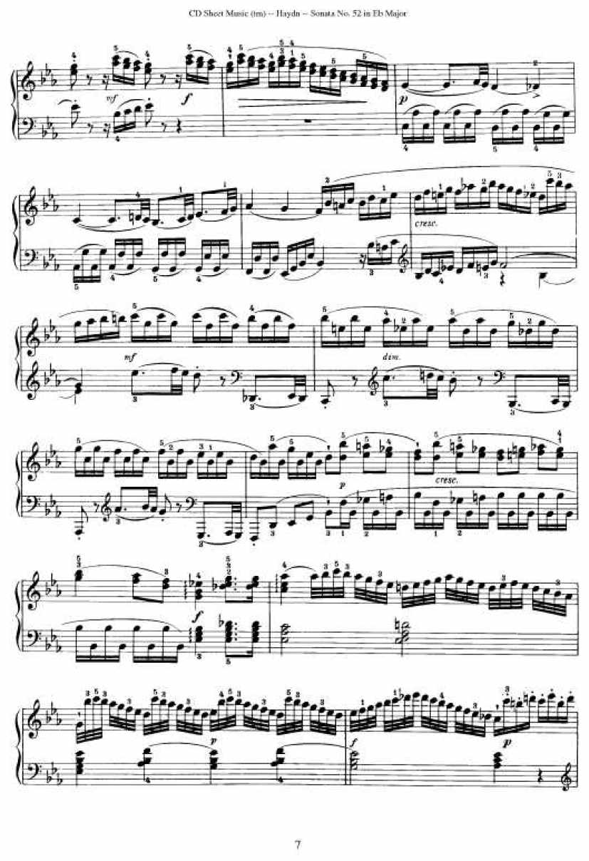 52首钢琴奏鸣曲 - HPS52