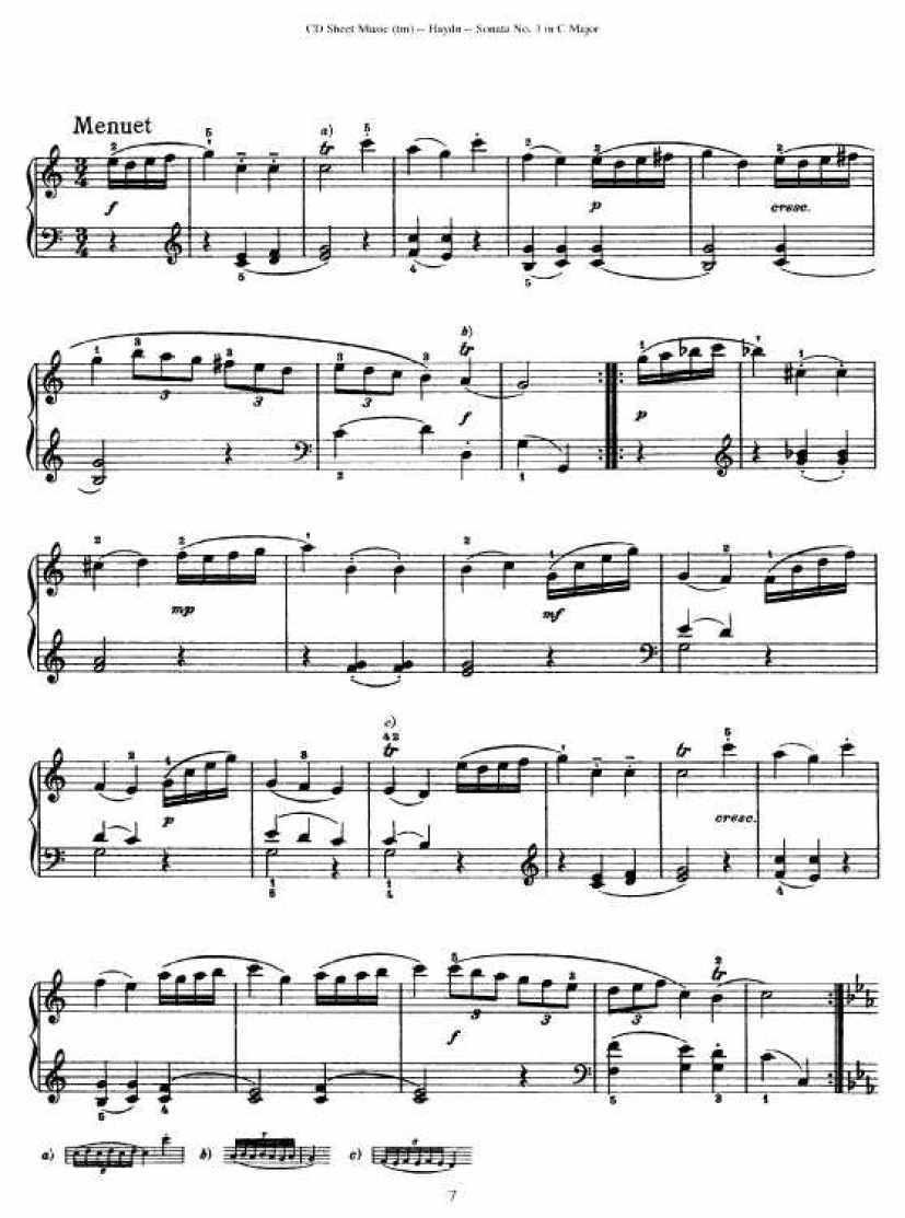 52首钢琴奏鸣曲 - HPS03