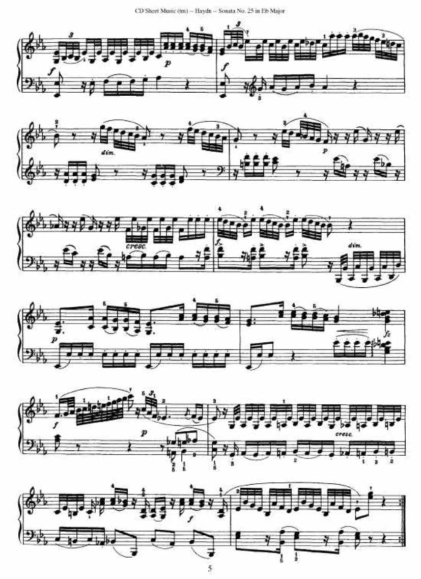 52首钢琴奏鸣曲 - HPS25