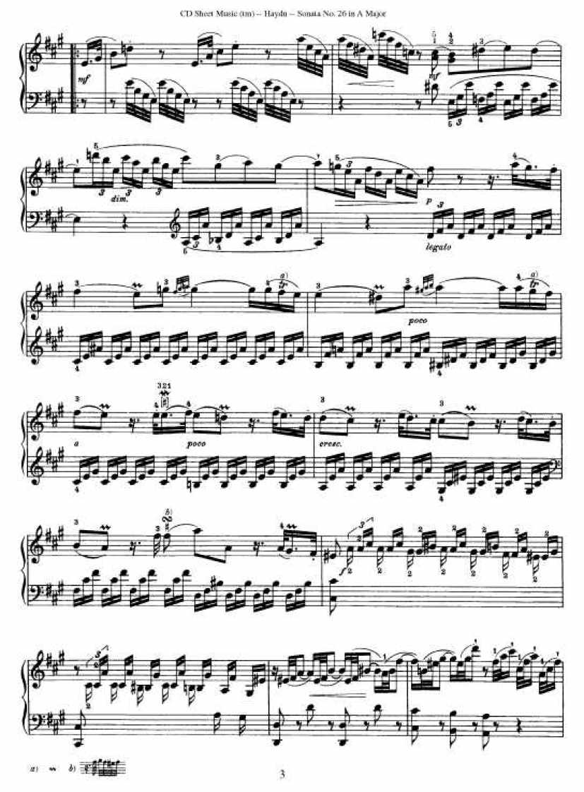 52首钢琴奏鸣曲 - HPS26