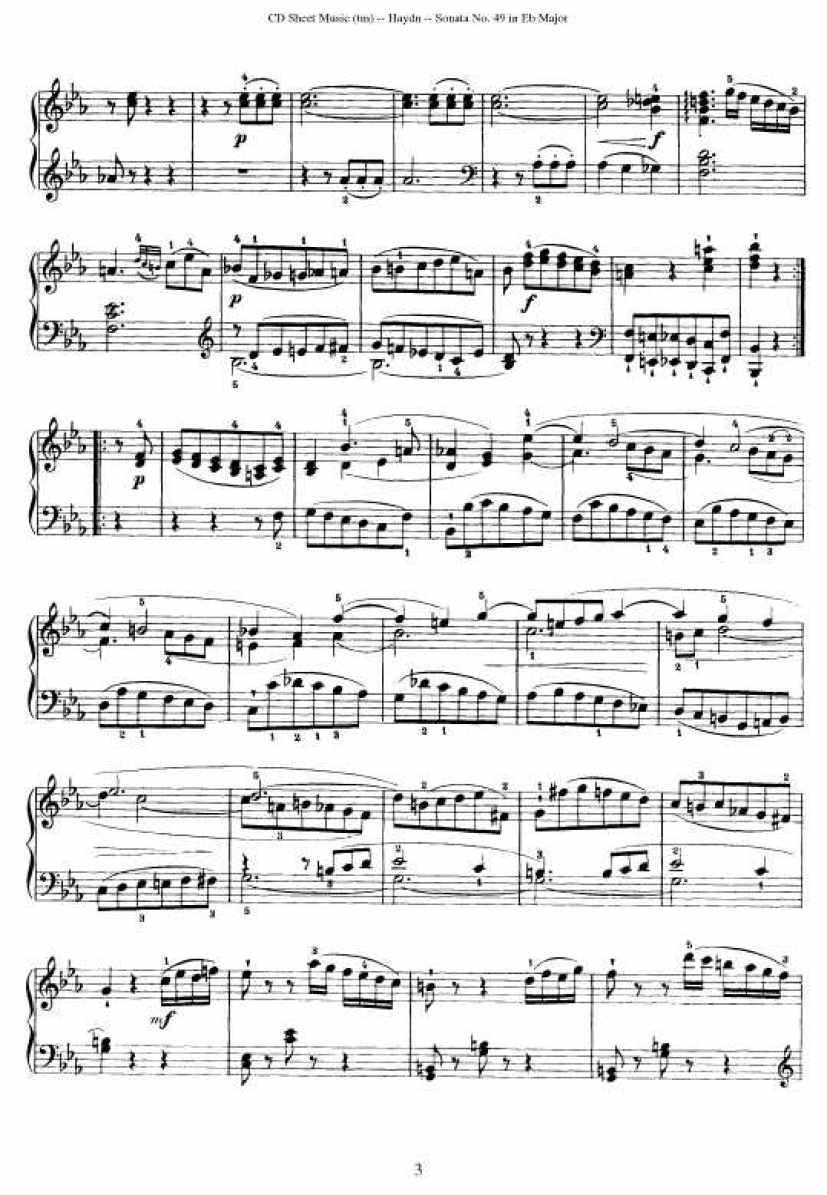 52首钢琴奏鸣曲 - HPS49