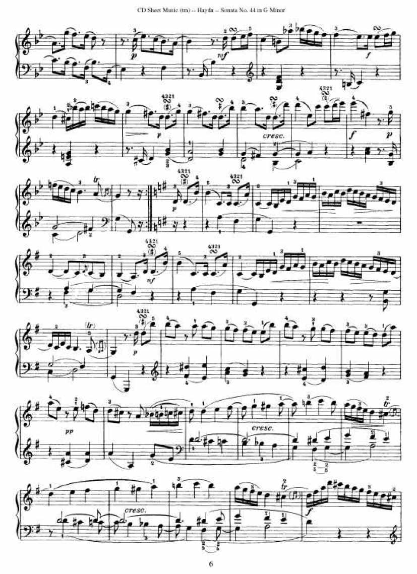 52首钢琴奏鸣曲 - HPS44